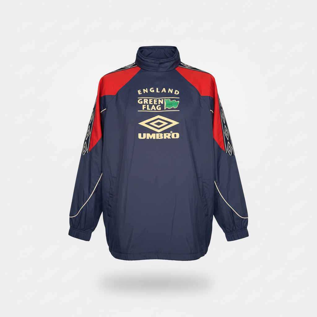 1995-1997 England JACKET Soccer Umbro Large Authentic