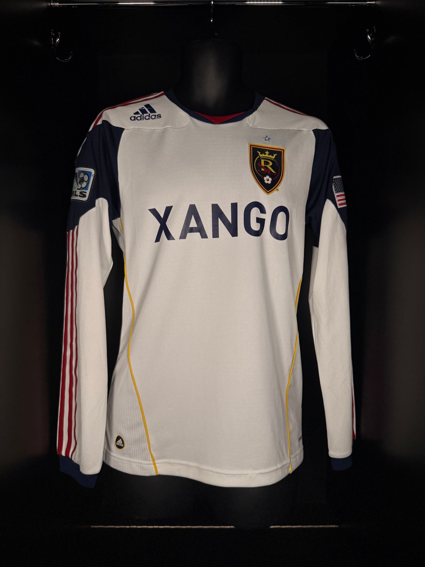 2010-2011 Real Salt Lake Beckerman AWAY Kit Soccer Jersey Shirt adidas Small Authentic