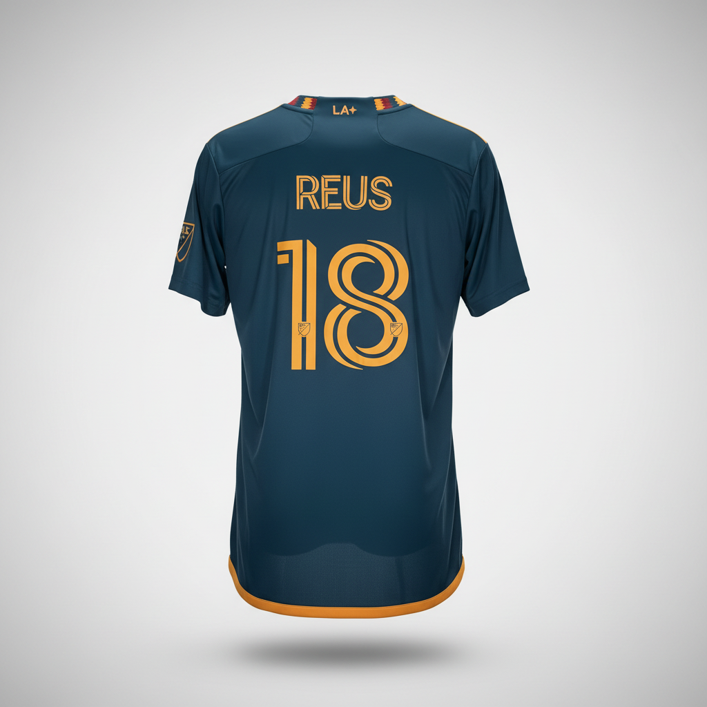 2023-2024 LA Galaxy Reus AWAY Kit Soccer Jersey Shirt adidas Large Authentic