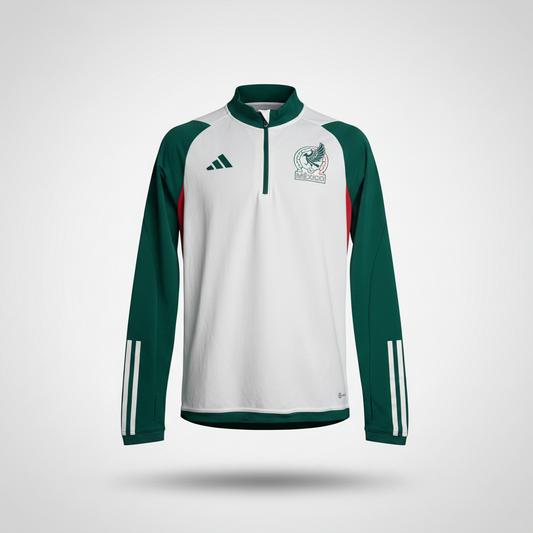 2023-2024 Mexico 1/4 ZIP TOP JACKET Soccer adidas Small Authentic