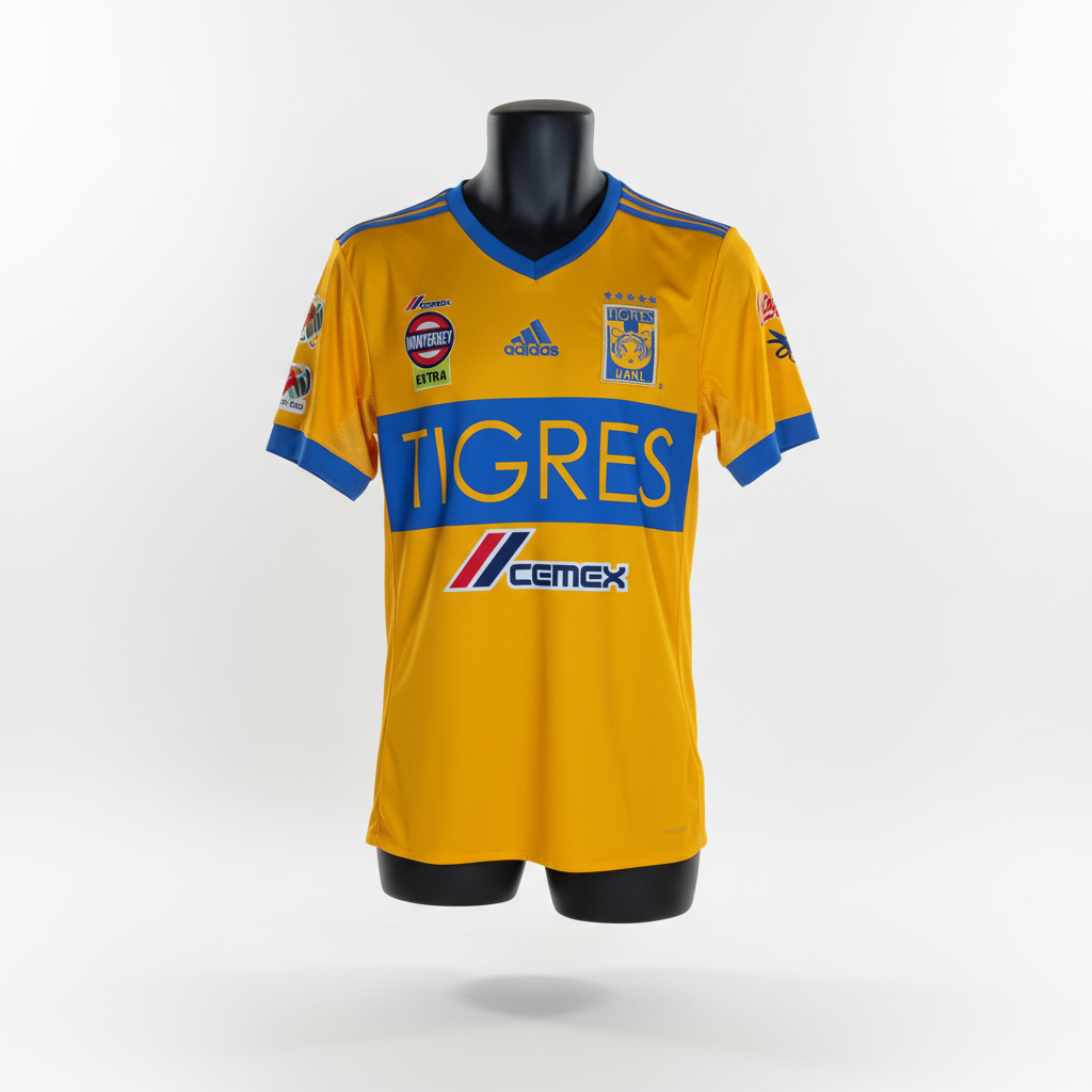 Tigres UANL Vargas #9 - adidas - 2017/2018 - HOME Kit