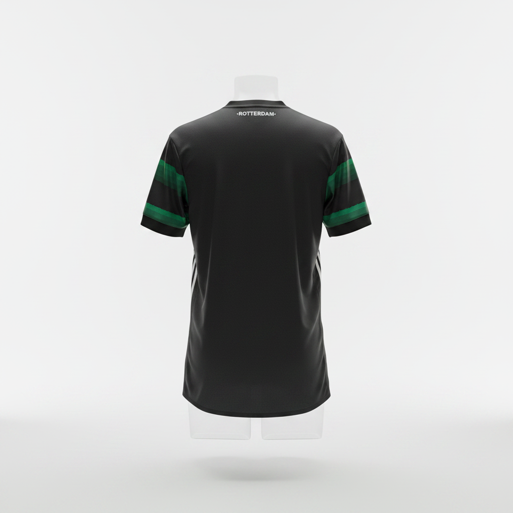 2017-2018 Feyenoord AWAY Kit Soccer Jersey Football Shirt adidas Small Authentic