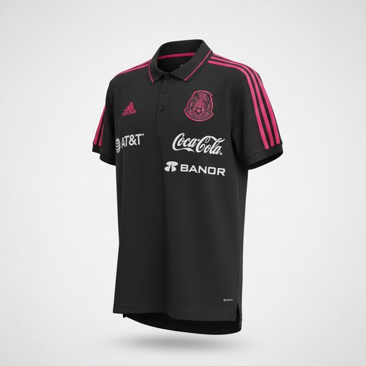 2022-2023 Mexico Staff Polo Kit Soccer Jersey Shirt adidas Large Authentic