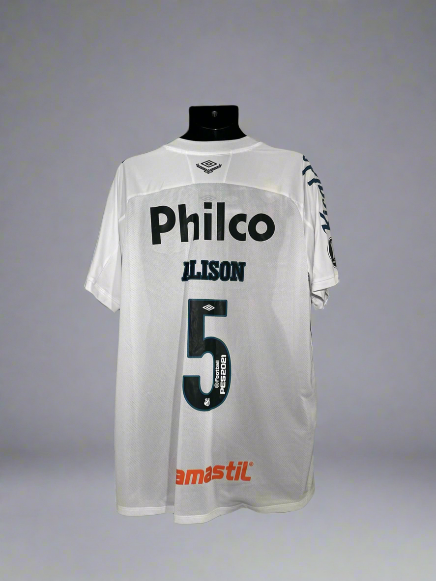Santos Alison #5 - Umbro - 2020/2021 - HOME Kit