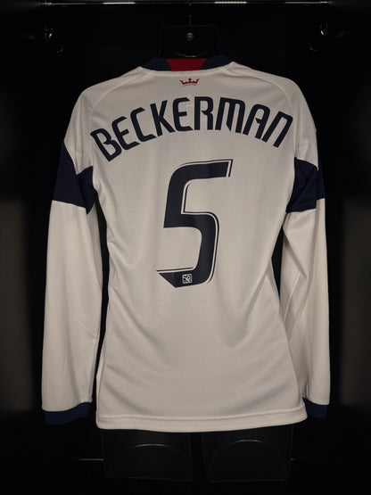 2010-2011 Real Salt Lake Beckerman AWAY Kit Soccer Jersey Shirt adidas Small Authentic