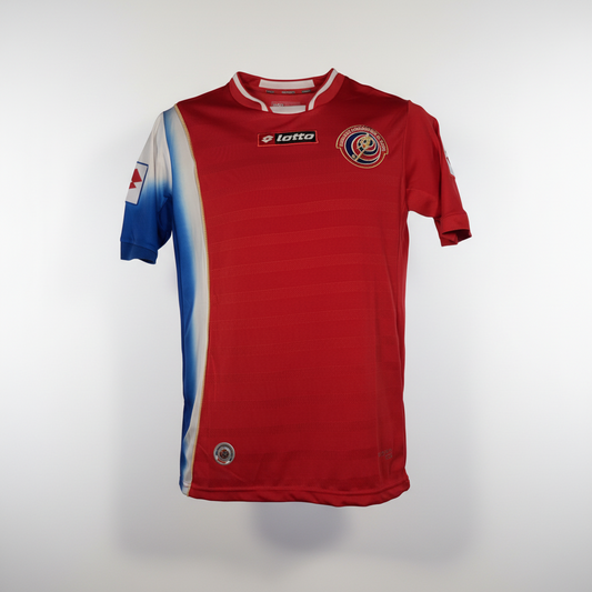 2012-2013 Costa Rica HOME Kit Soccer Jersey Shirt Lotto Small Authentic