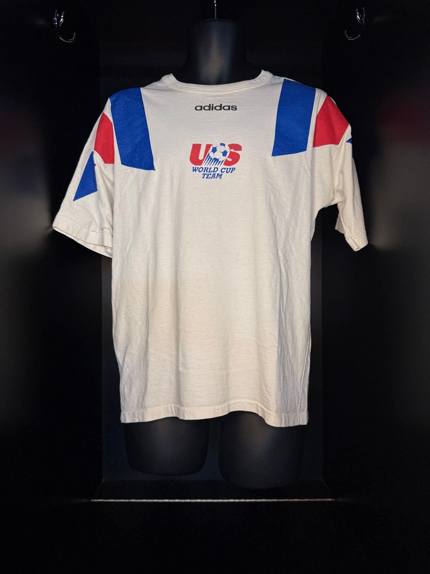 1992-1994 United States (USA) T-Shirt - Soccer - adidas Medium Authentic