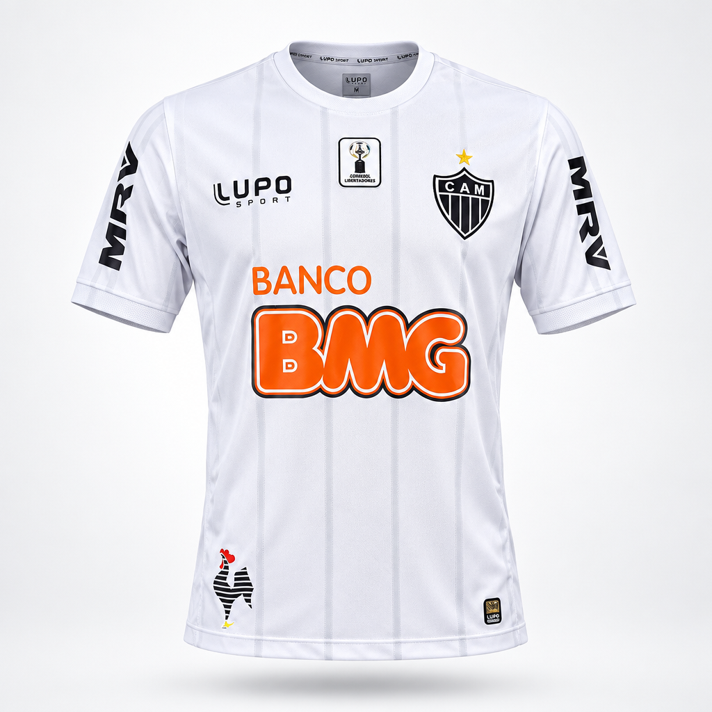 2013-2014 Atletico Mineiro AWAY Kit Soccer Jersey Football Shirt Lupo Large