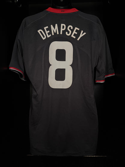 2008-2009 United States (USA) Dempsey AWAY Kit Soccer Jersey Shirt Nike XL Authentic