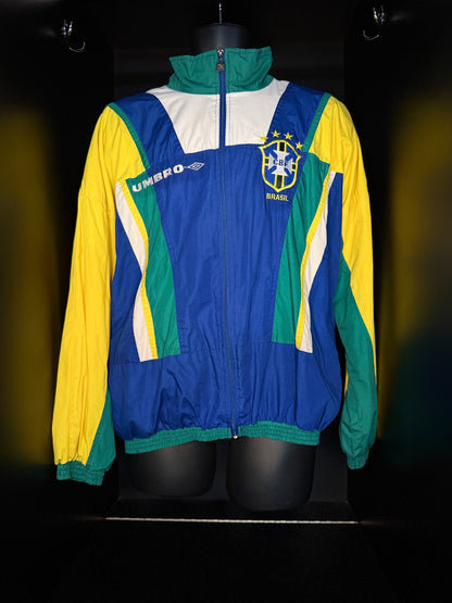 1996-1997 Brazil (CBF) JACKET Soccer Umbro Large Authentic