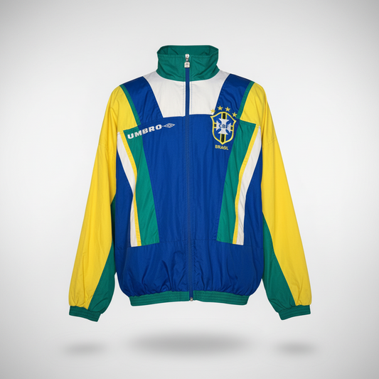 1996-1997 Brazil (CBF) JACKET Soccer Umbro Large Authentic