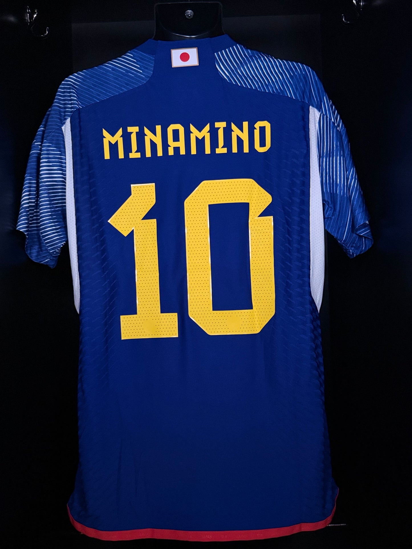 2022-2023 Japan Minamino HOME Kit Soccer Jersey Shirt adidas Large Authentic