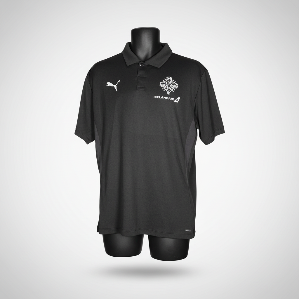 2024-2025 Iceland Staff Polo Kit Soccer Jersey Shirt adidas Large Authentic