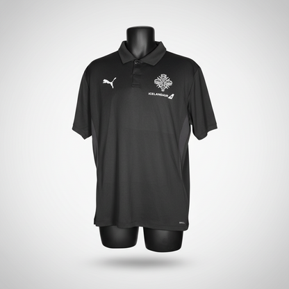 2024-2025 Iceland Staff Polo Kit Soccer Jersey Shirt adidas Large Authentic