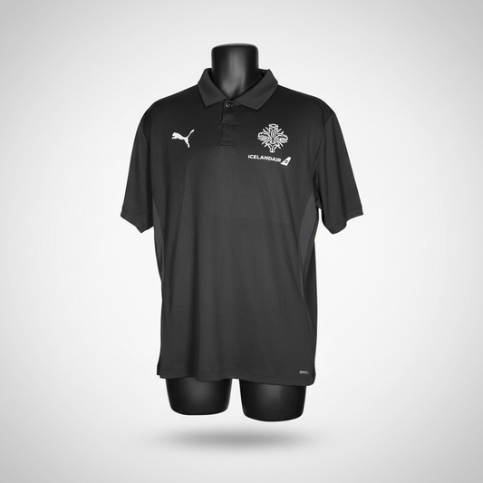 2024-2025 Iceland Staff Polo Kit Soccer Jersey Shirt adidas Large Authentic