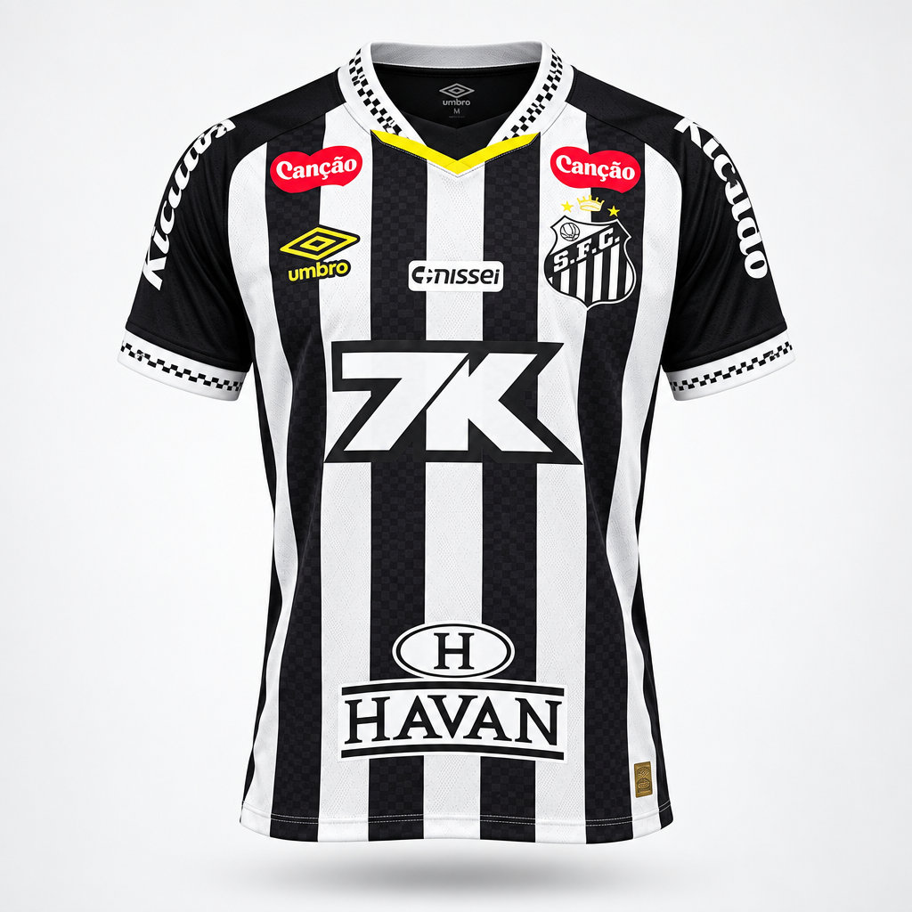 2025-2026 Santos Neymar Jr. AWAY Kit Soccer Jersey Football Shirt Umbro Large Authentic