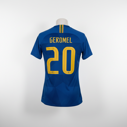 2020-2021 Brazil (CBF) Geromel AWAY Kit Soccer Nike Small Authentic