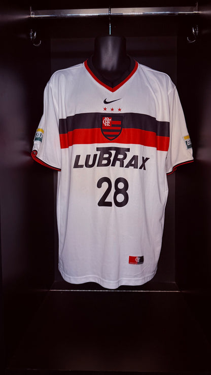 2000-2001 Flamengo AWAY Kit Soccer Jersey Football Shirt Nike Large Authentic