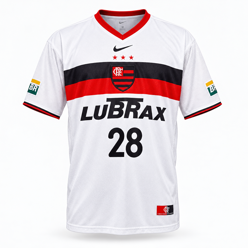 2000-2001 Flamengo AWAY Kit Soccer Jersey Football Shirt Nike Large Authentic