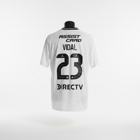 2025-2026 Colo Colo Vidal HOME Kit Soccer Jersey Football Shirt adidas Large Authentic