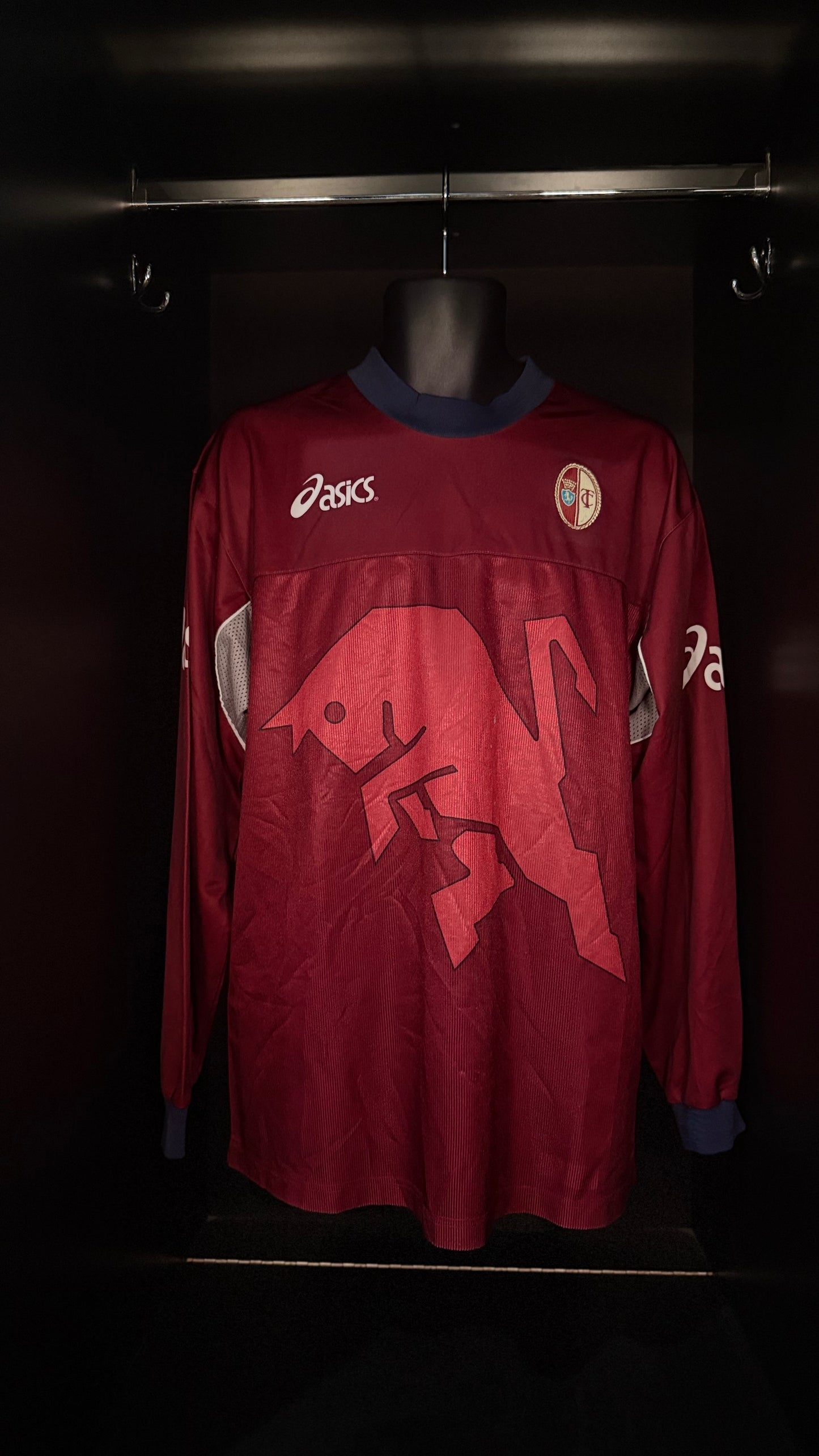 2001-2002 Torino FC TRAINING Kit Soccer Jersey Football Shirt Asics XL Authentic