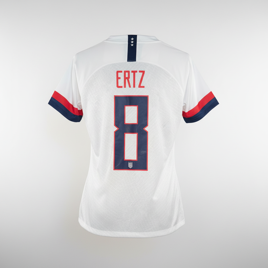 2019-2020 United States (USA - USWNT) Ertz #8 HOME Kit Soccer Jersey Shirt Nike Large Authentic