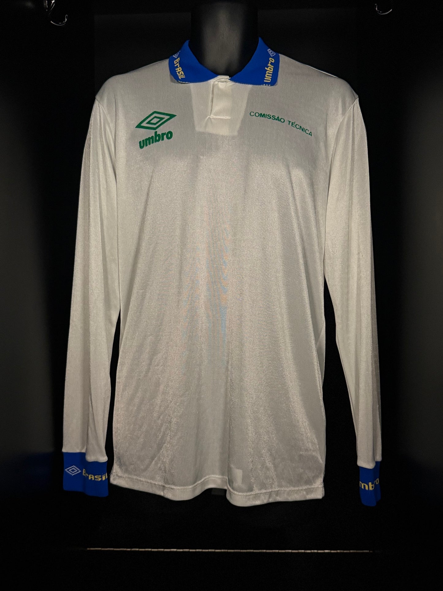 1992-1993 Brazil (CBF) Technical Staff Kit Soccer Jersey Shirt Umbro Large Authentic
