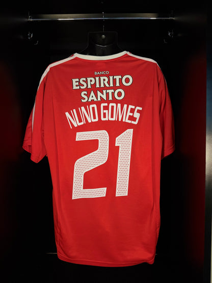 Benfica Nuno Gomes #21 - adidas - 2003/2004 - HOME "UEFA Cup" Kit