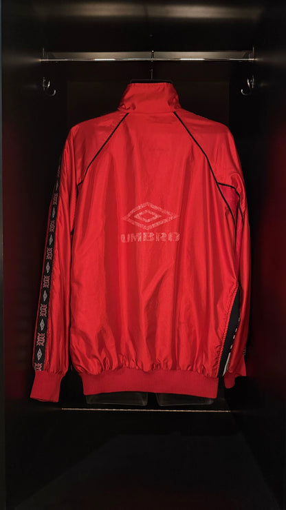 1997-1998 Ajax Rain JACKET Soccer Jersey Football Shirt Umbro Large Authentic