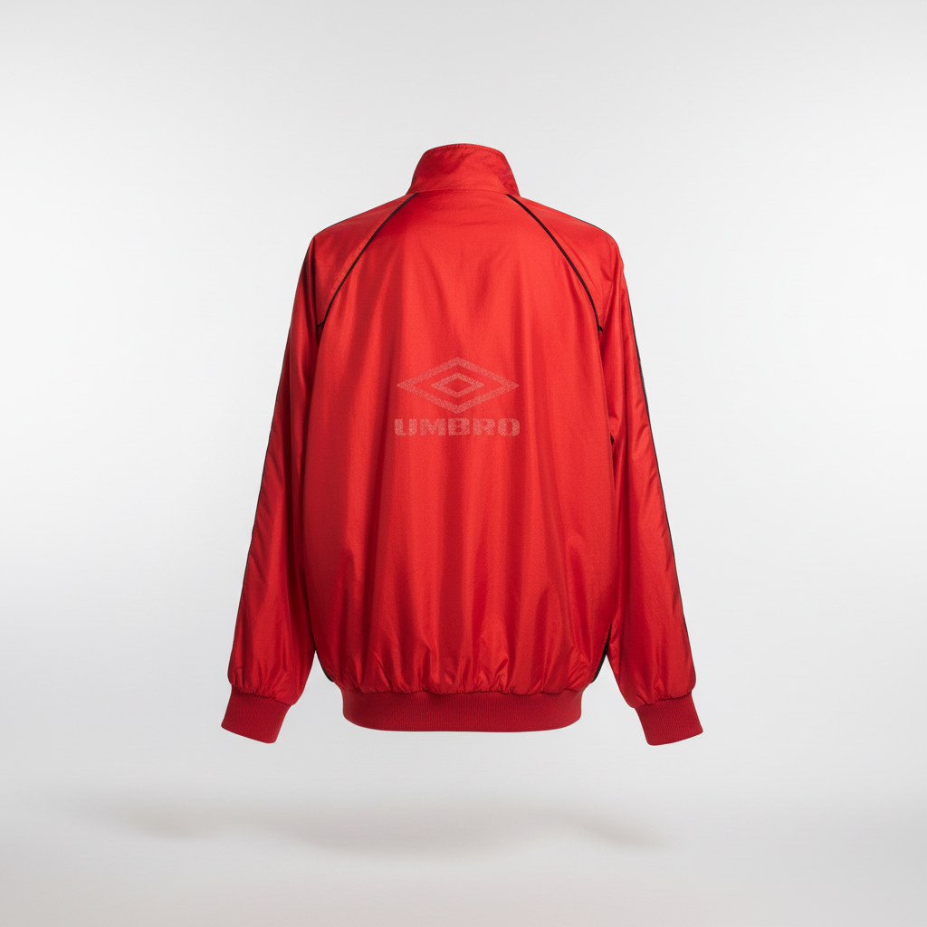 1997-1998 Ajax Rain JACKET Soccer Jersey Football Shirt Umbro Large Authentic