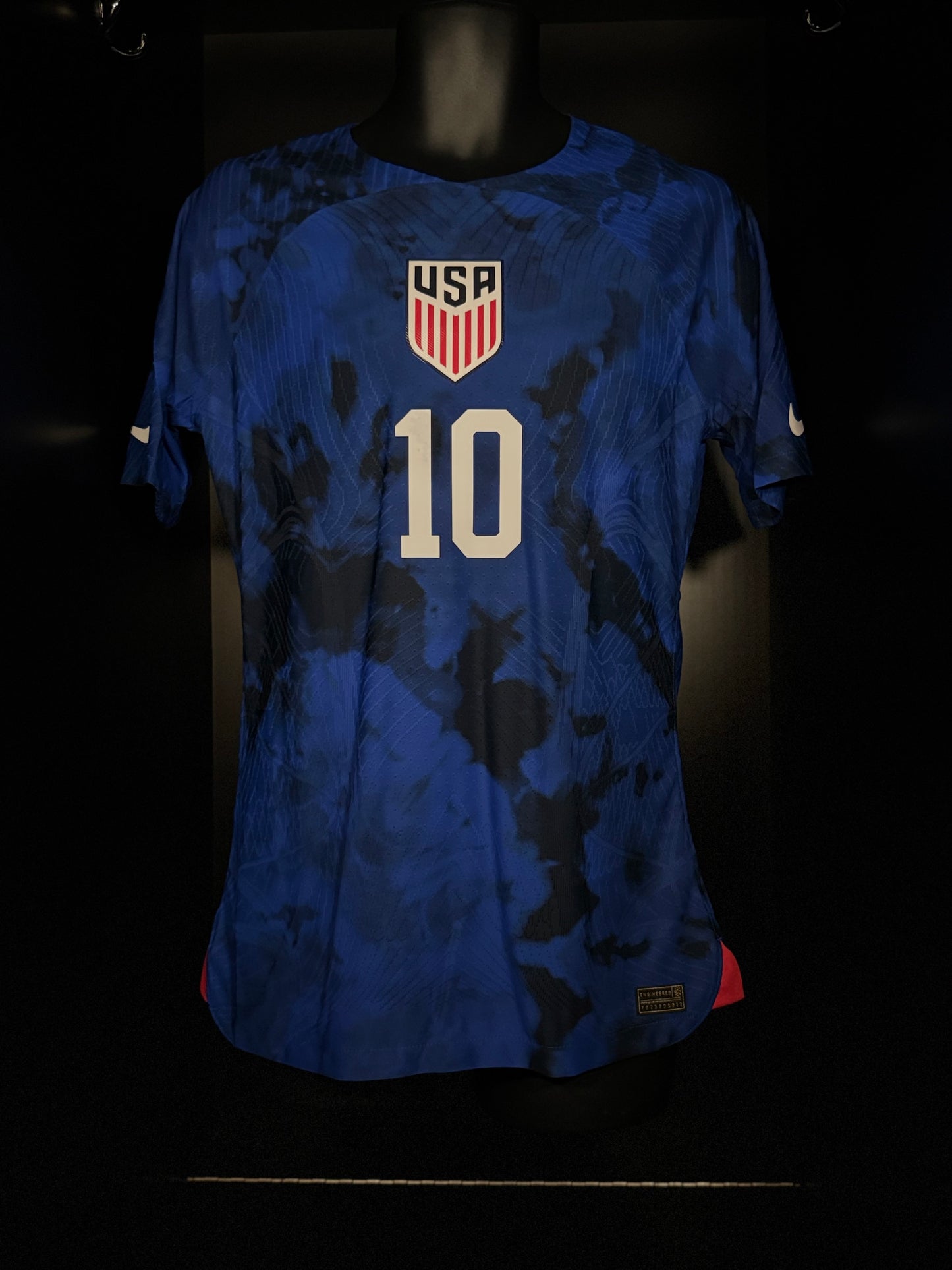 2022-2023 United States (USA) Pulisic AWAY Kit Soccer Jersey Shirt Nike Medium Authentic
