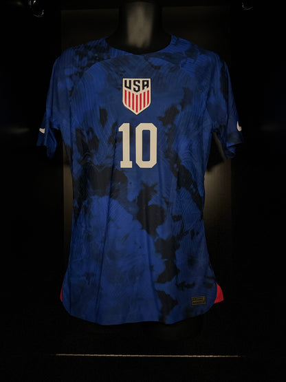 2022-2023 United States (USA) Pulisic AWAY Kit Soccer Jersey Shirt Nike Medium Authentic
