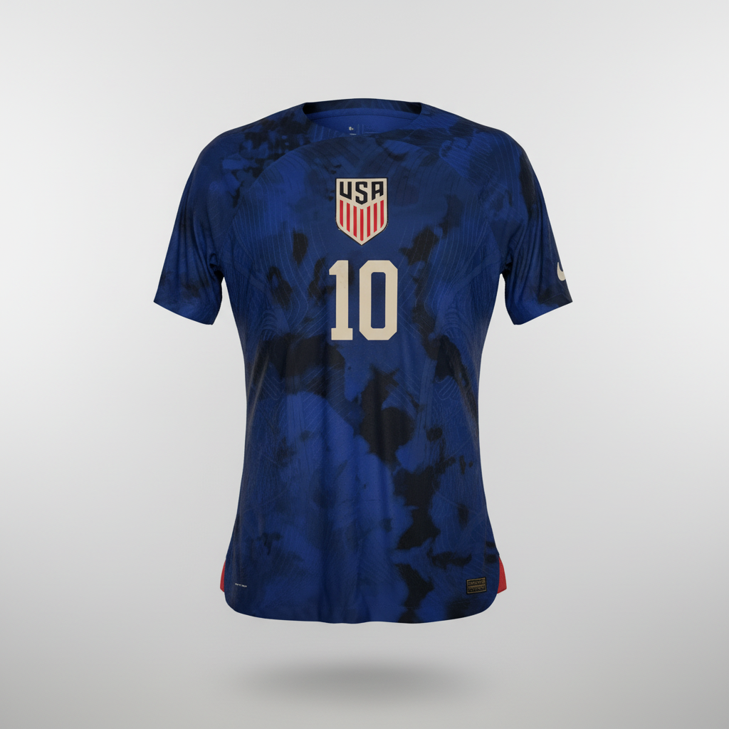 2022-2023 United States (USA) Pulisic AWAY Kit Soccer Jersey Shirt Nike Medium Authentic