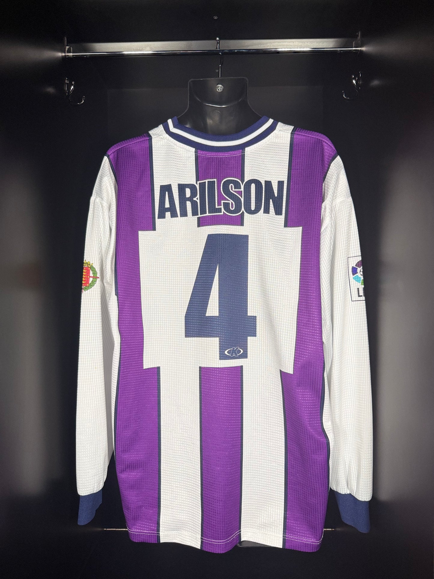 Real Valladolid Arilson #4 - Kelme - 1999/2001 - HOME Kit