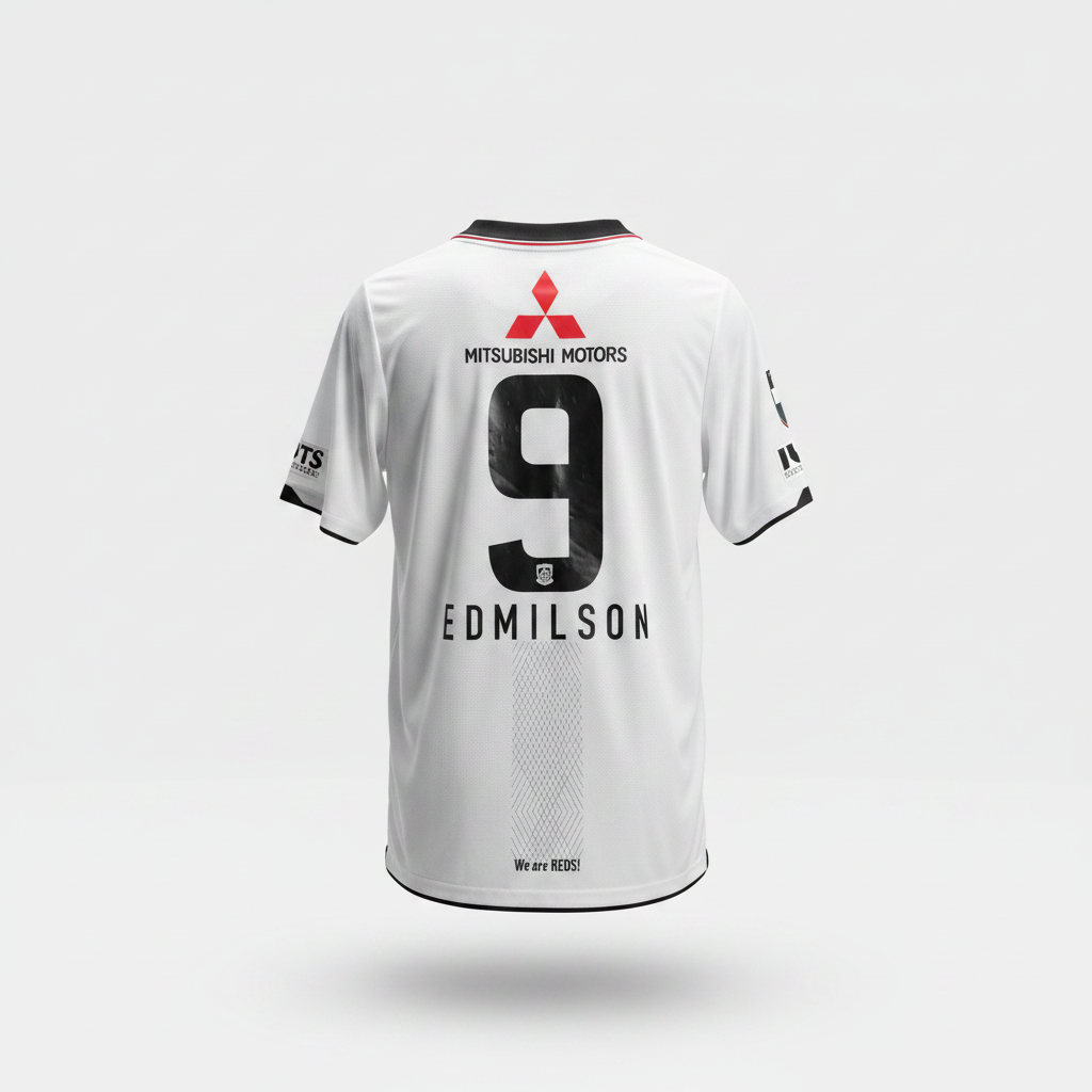 2011-2012 Urawa Red Diamonds Edmilson AWAY Kit Soccer Jersey Football Shirt Nike XXL Authentic