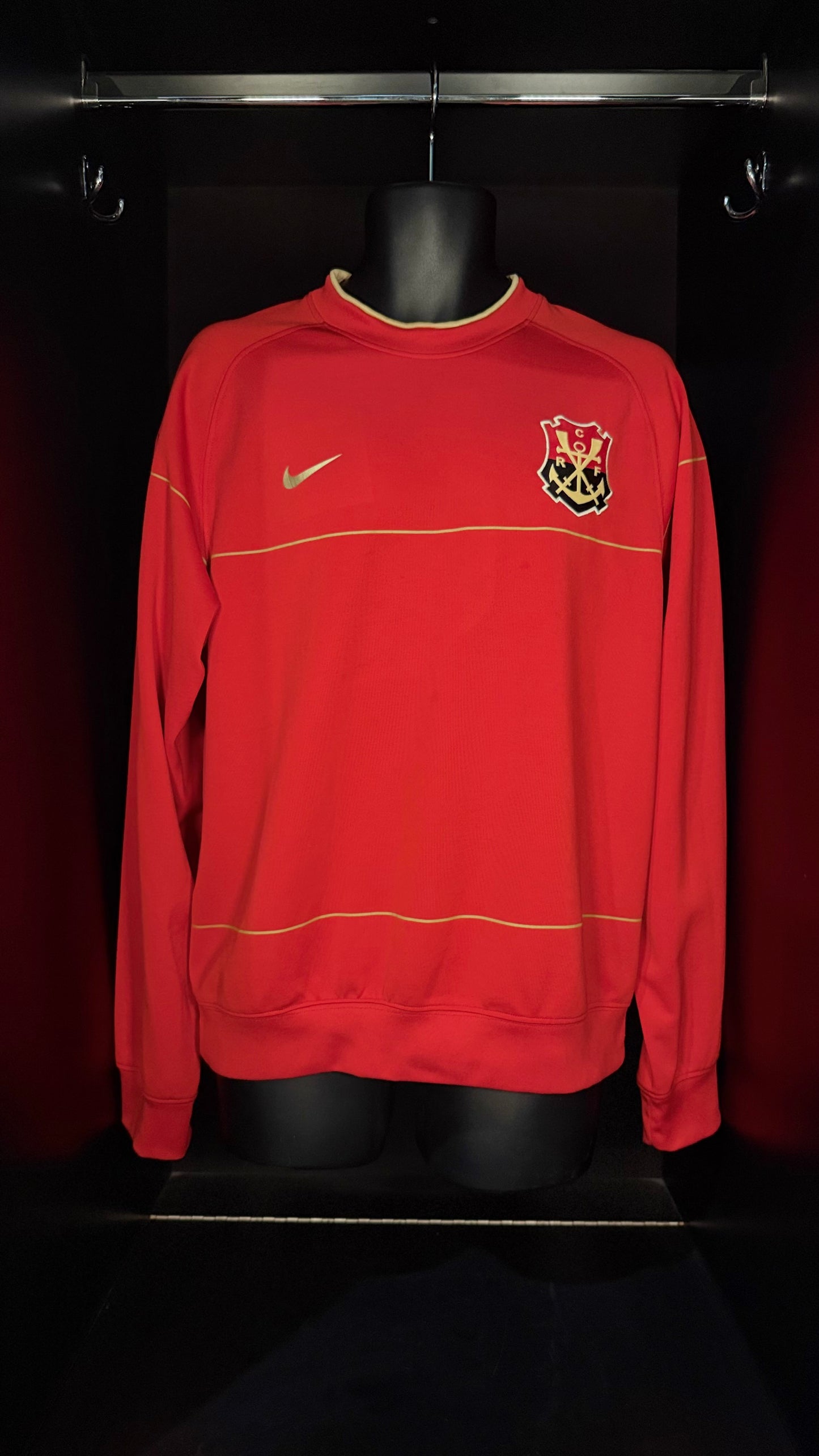 2007-2008 Flamengo STAFF SWEATSHIRT Soccer Jersey Football Shirt Nike Medium Authentic