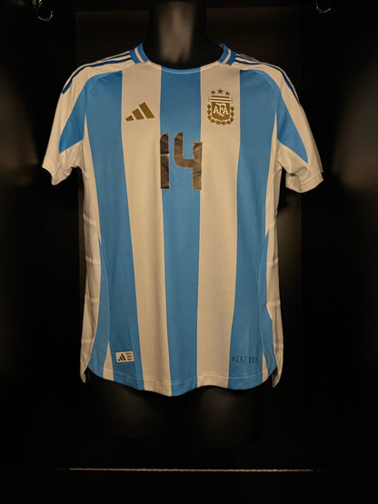 2024-2025 Argentina HOME Kit Soccer Jersey Shirt adidas Medium Authentic
