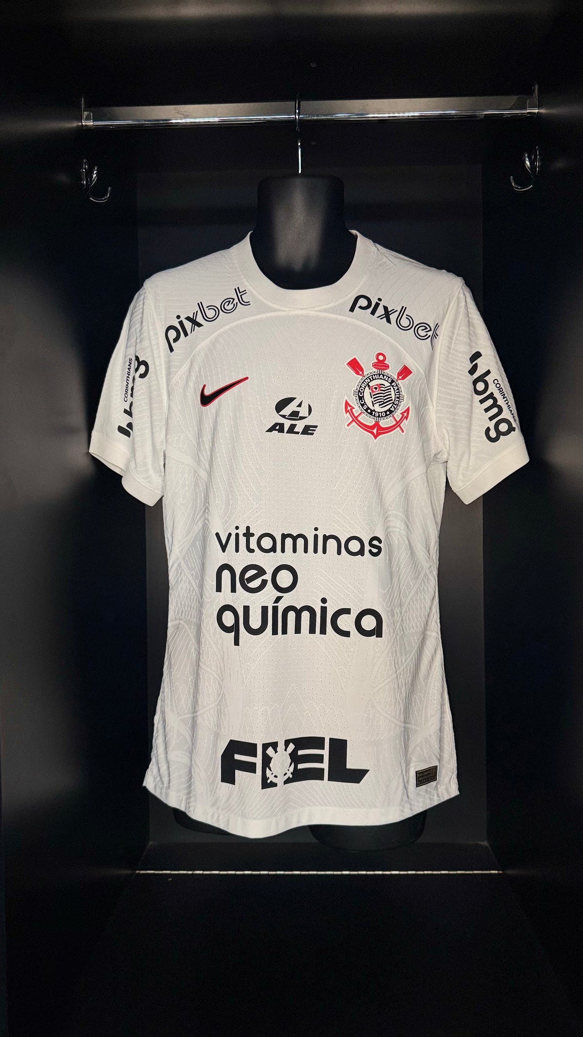 2023-2024 Corinthians Paulinho HOME Kit Soccer Jersey Football Shirt Nike Large Authentic