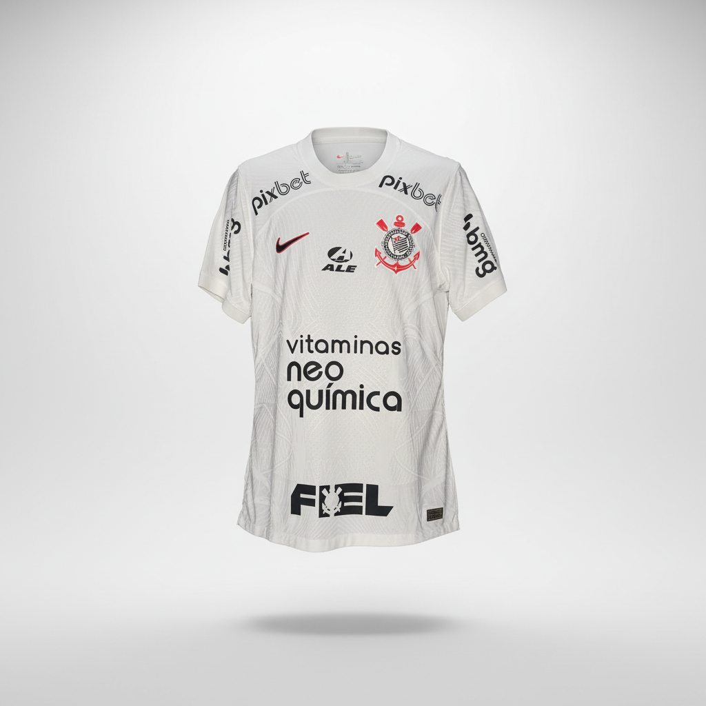 2023-2024 Corinthians Paulinho HOME Kit Soccer Jersey Football Shirt Nike Large Authentic