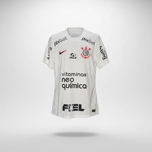2023-2024 Corinthians Paulinho HOME Kit Soccer Jersey Football Shirt Nike Large Authentic
