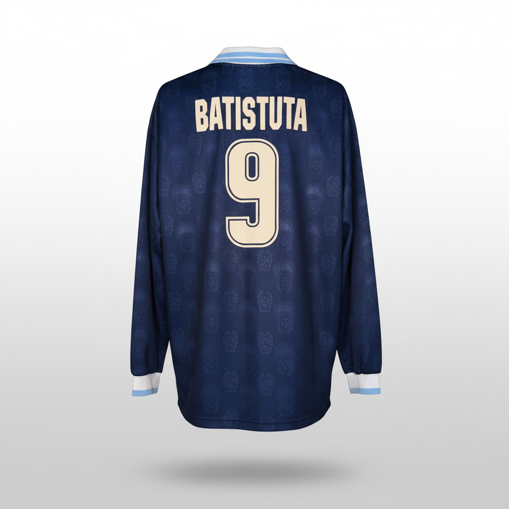 1999-2000 Argentina Batistuta - AWAY Kit Soccer Jersey Football Shirt Reebok XL Authentic