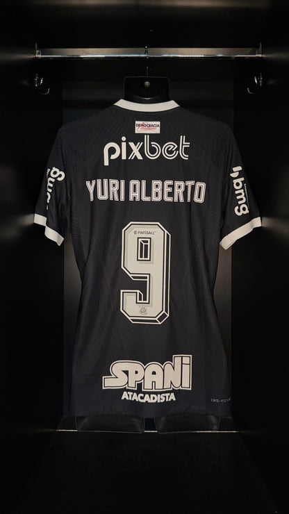 2023-2024 Corinthians Yuri Alberto AWAY Kit Soccer Jersey Football Shirt Nike Medium Authentic