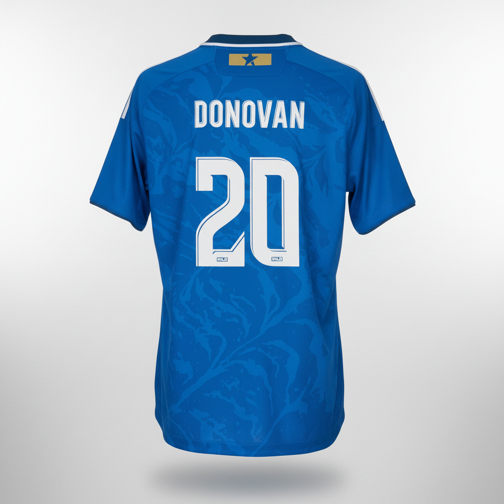 2025-2026 North Carolina Donovan HOME Kit Soccer Jersey Football Shirt Charly Large Authentic