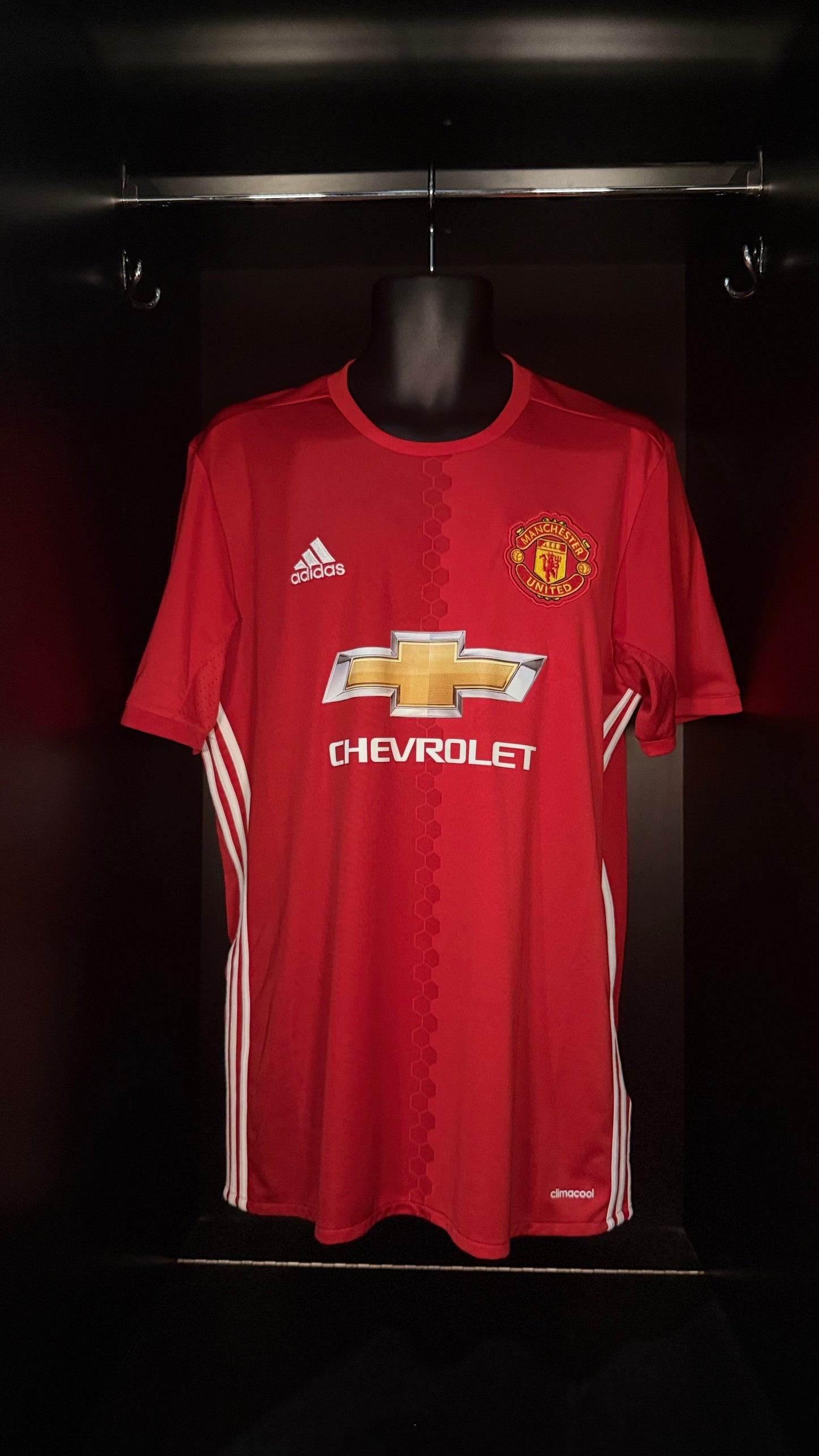 2016-2017 Manchester United Ibrahimović HOME Kit Soccer Jersey Football Shirt adidas Large Authentic