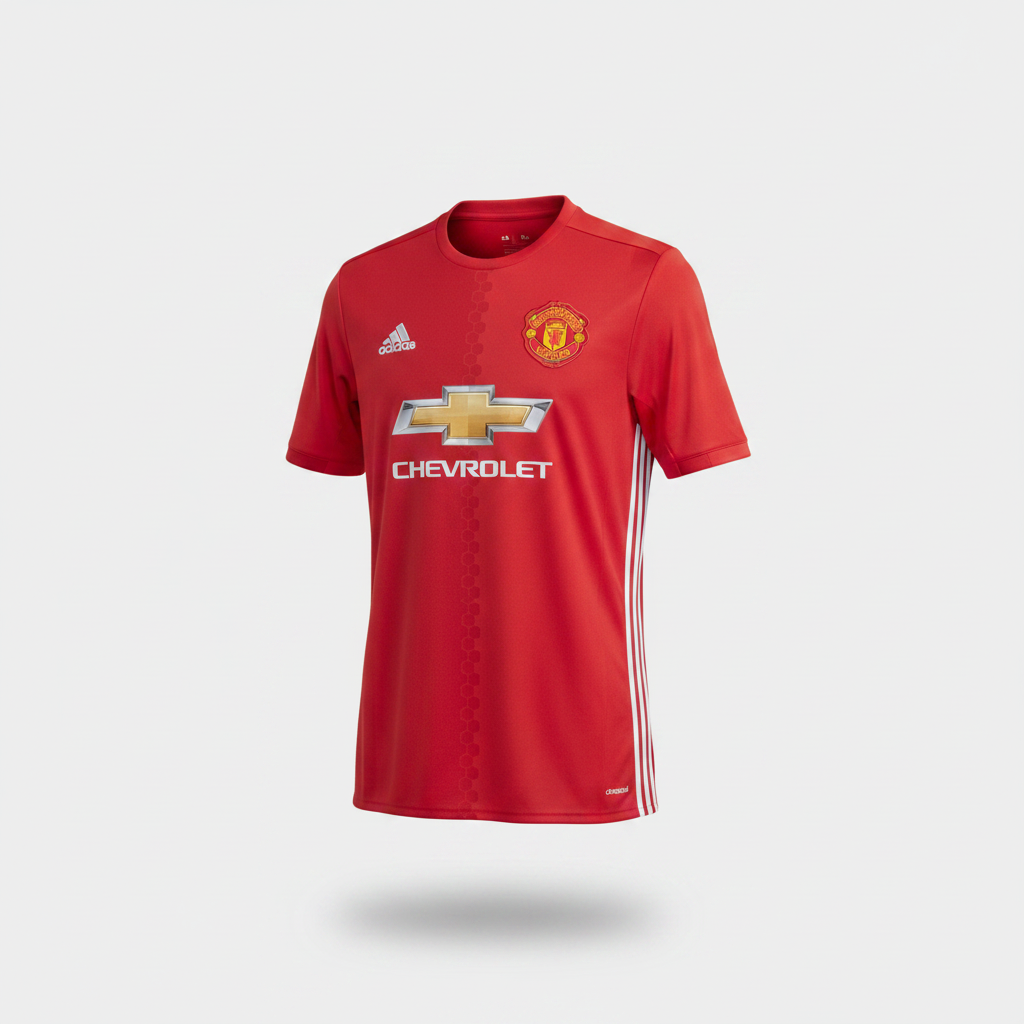 2016-2017 Manchester United Ibrahimović HOME Kit Soccer Jersey Football Shirt adidas Large Authentic