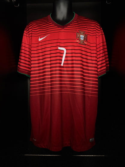 2014-2015 Portugal Ronaldo HOME Kit Soccer Jersey Shirt Nike XL Authentic