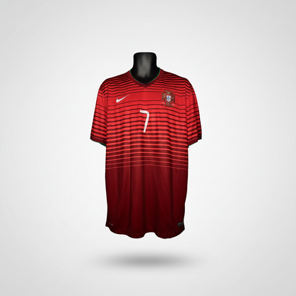 2014-2015 Portugal Ronaldo HOME Kit Soccer Jersey Shirt Nike XL Authentic