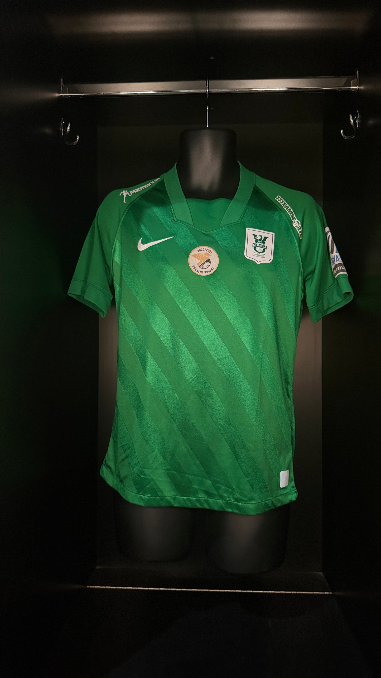 2021-2022 Olimpija Ljubljana Šme HOME Kit Soccer Jersey Football Shirt Nike Medium Authentic
