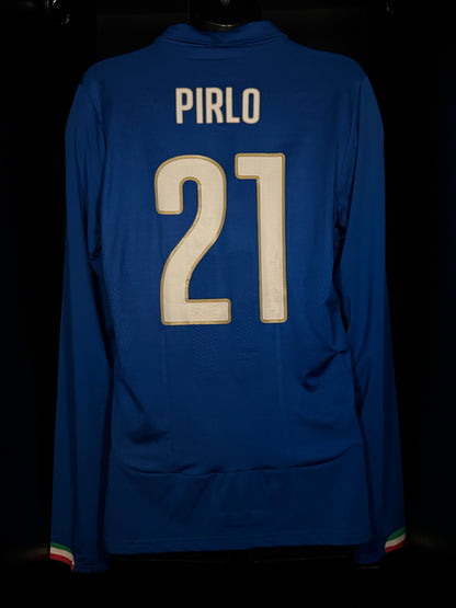 2014-2015 Italy Pirlo HOME Kit Soccer Jersey Shirt Puma XXL Authentic