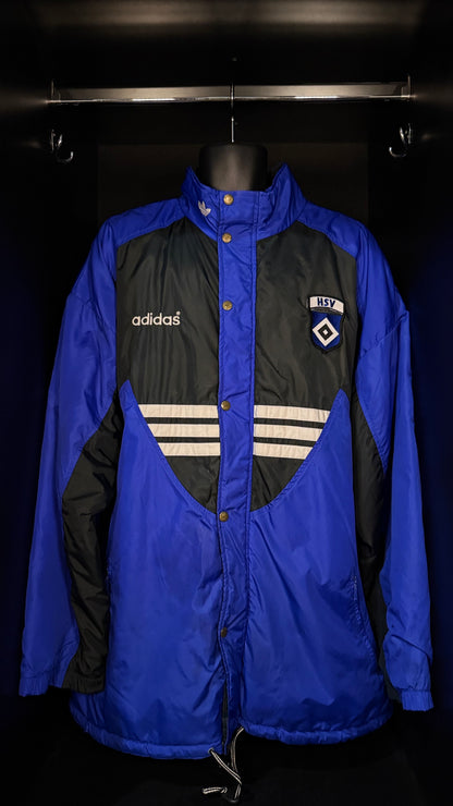 1992-1993 Hamburger SV Rain JACKET Soccer Jersey Football Shirt adidas XL Authentic